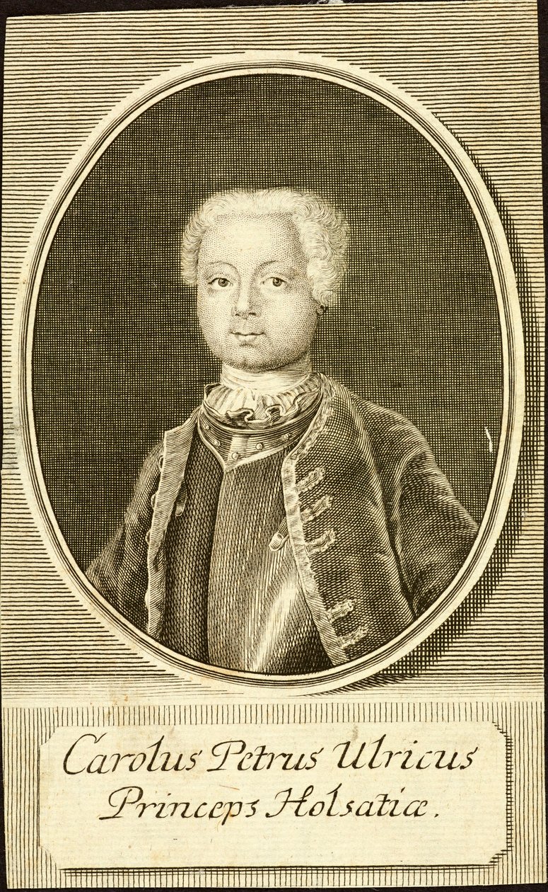 Karl Peter Ulrich holstein-gottorpi herceg portréja 1728-1762, 1734. alkotó: Christian Friedrich Fritzsch