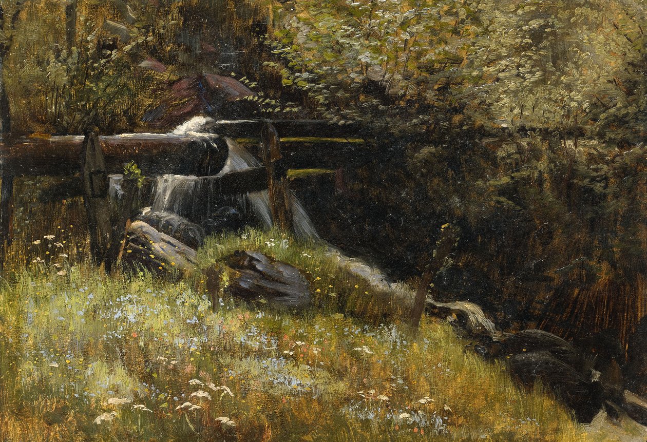 Német: Stream in May Stream in May alkotó: Christian Friedrich Gille