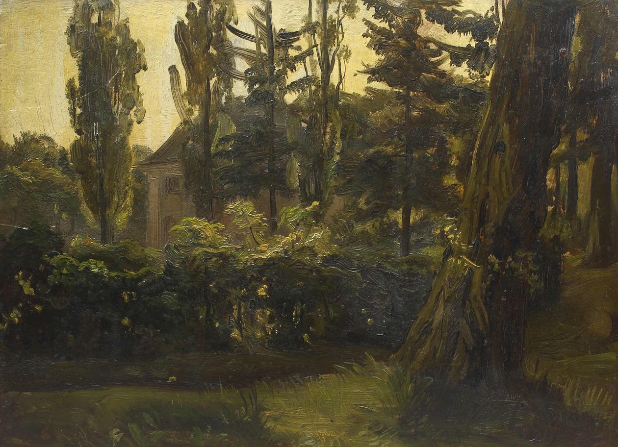 Német: A nagy kertben, Drezda alkotó: Christian Friedrich Gille