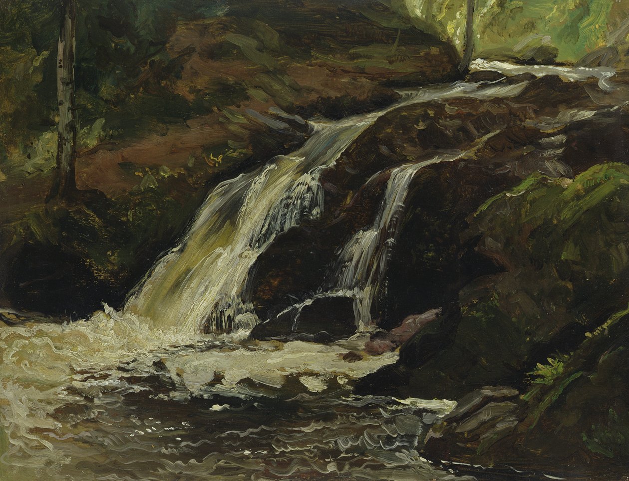 Vízesés alkotó: Christian Friedrich Gille