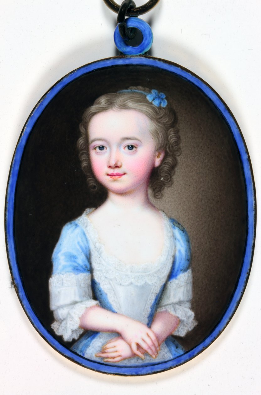 Lady Margaret Cavendish Bentinck (zománc) alkotó: Christian Friedrich Zincke