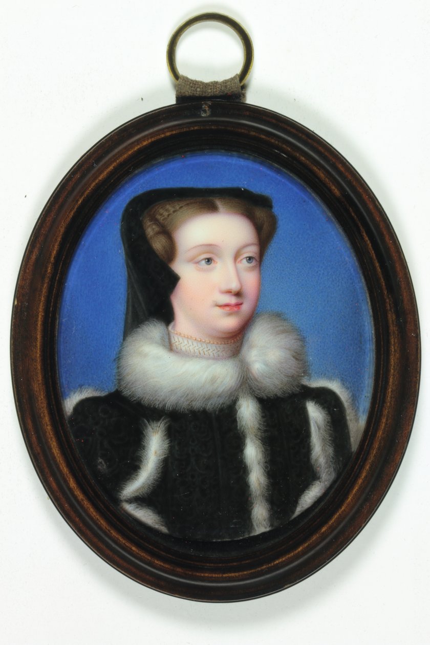 Mária skót királynő (zománc) nevű hölgy portréja alkotó: Christian Friedrich Zincke