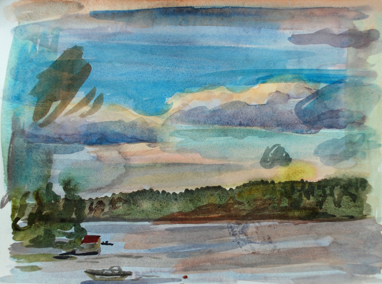 Archipelago 4, 2010 (akvarell) alkotó: Christian Furr