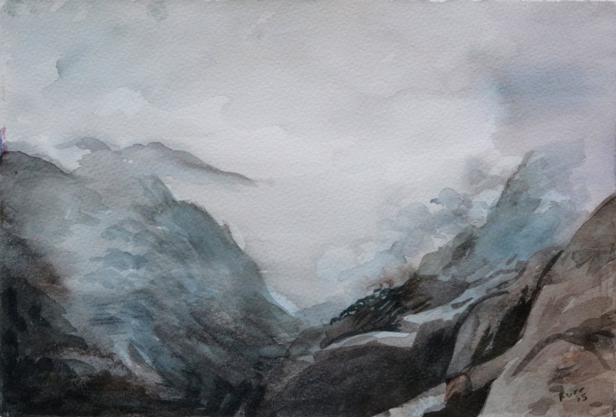 Cloud Pavillion, 2015 (akvarell, papír) alkotó: Christian Furr