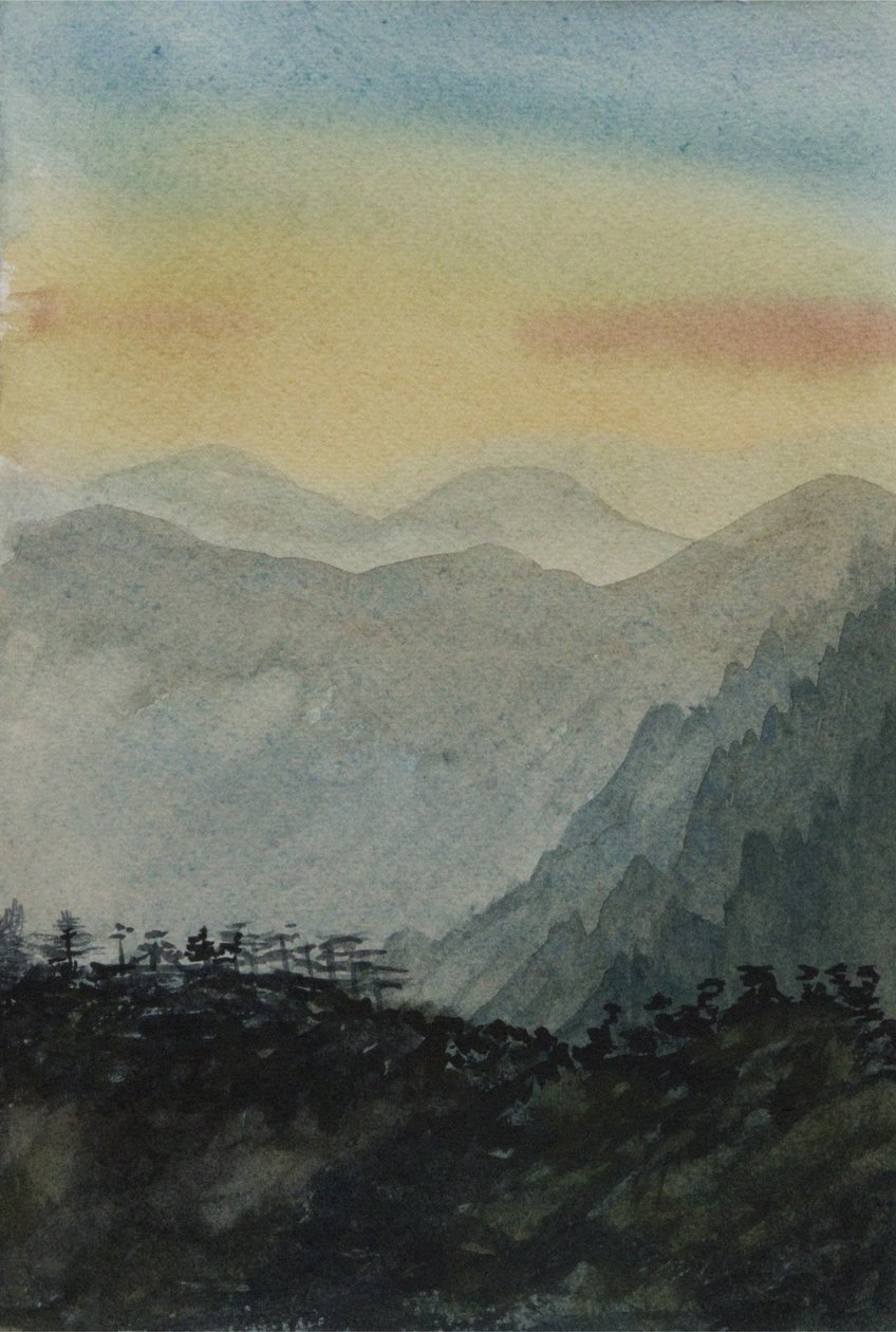 Getting Closer, 2015 (akvarell, papír) alkotó: Christian Furr