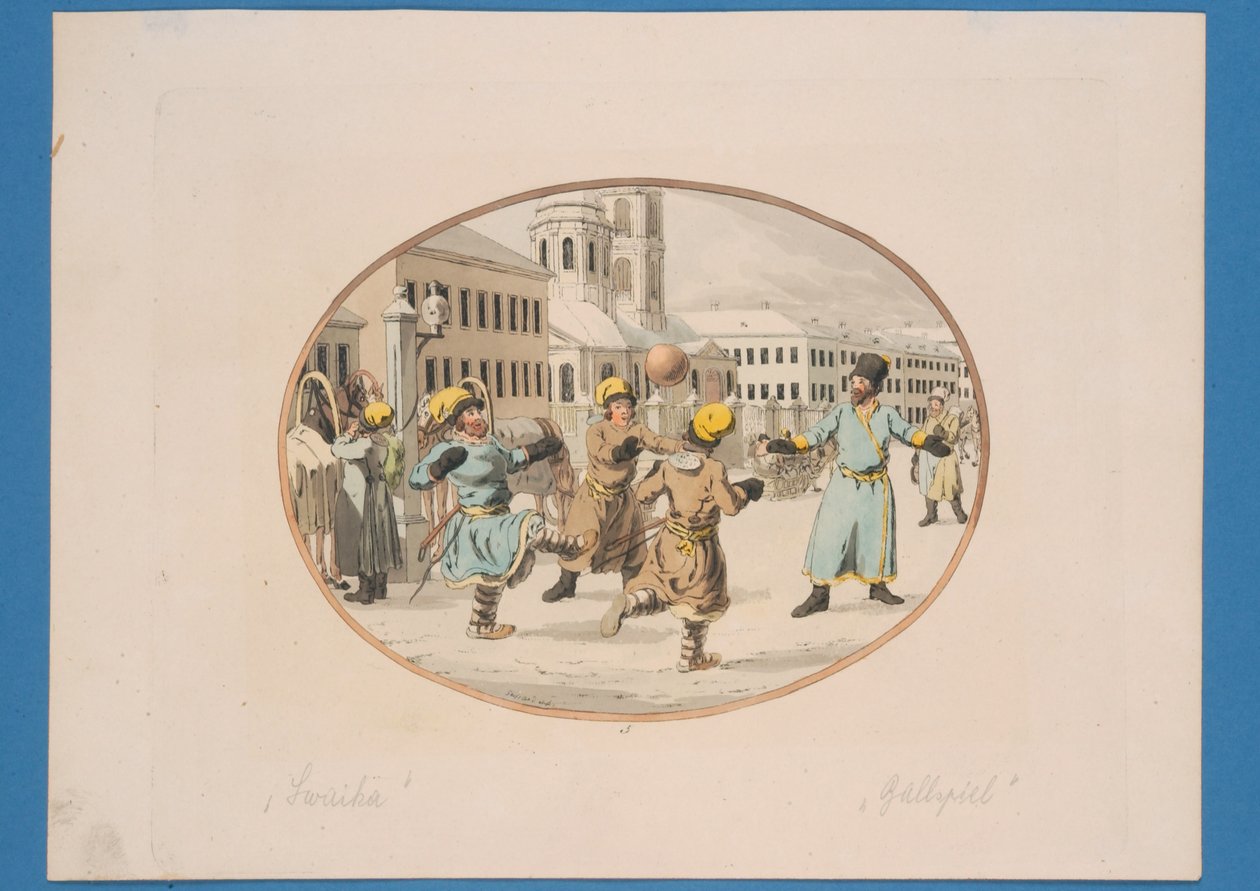 Labdajáték, 1910 körül alkotó: Christian Gottfried Geissler