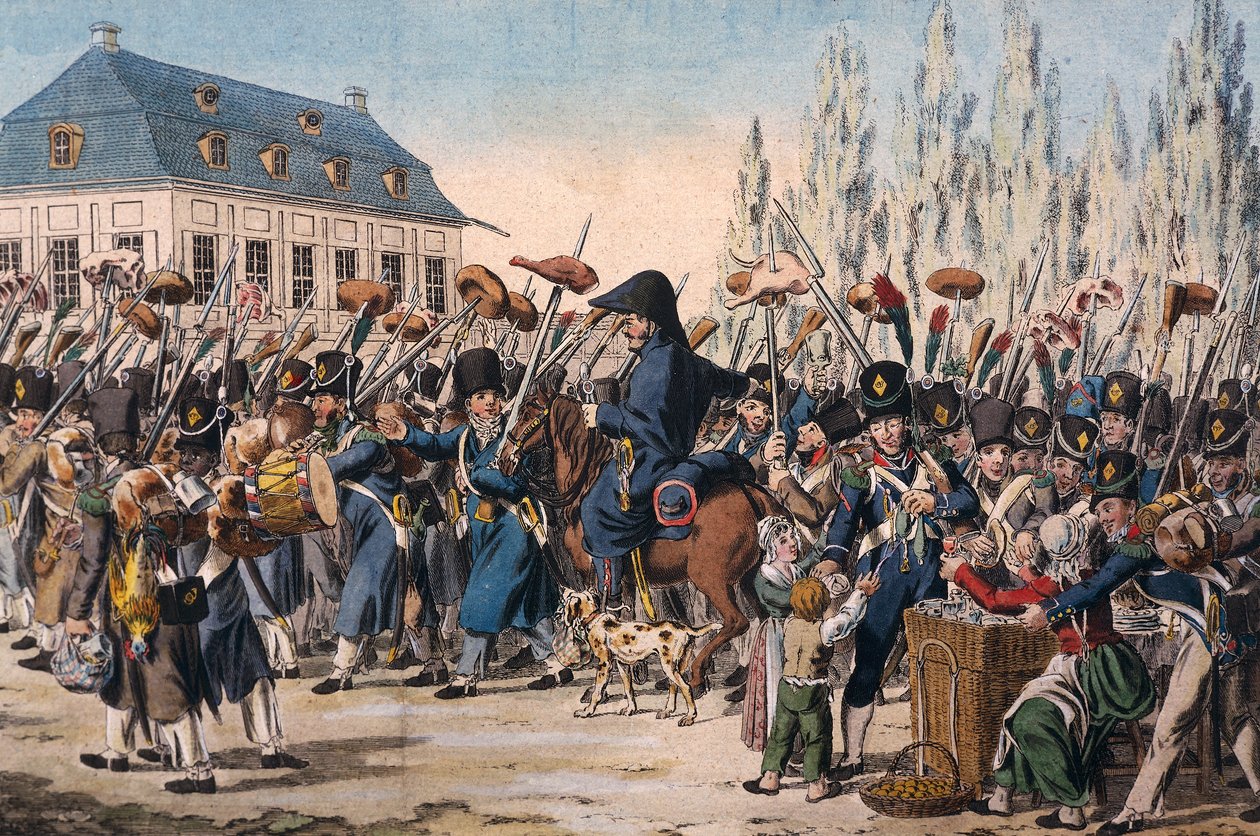 A franciák belépése Jénába, október 14 alkotó: Christian Gottfried Geissler