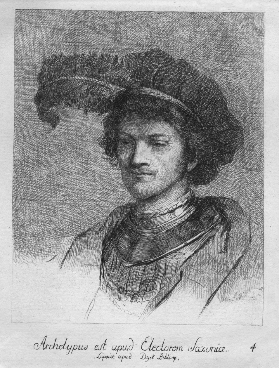 Ő a szász választófejedelem archetípusa. Lipsice in Duck Bibliop, 1769 alkotó: Christian Gottfried Schultze
