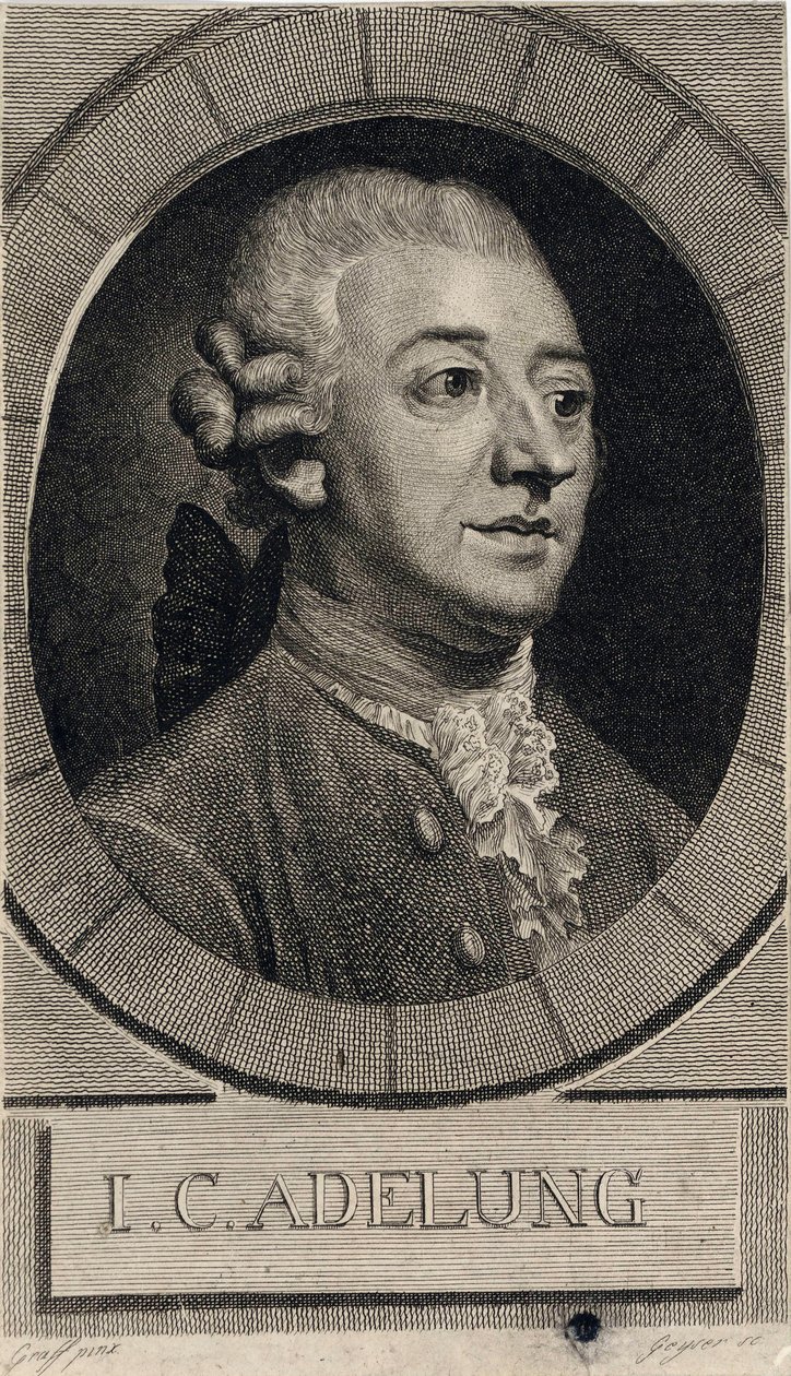Johann Christoph Adelung 1732-1806. alkotó: Christian Gottlieb Geyser