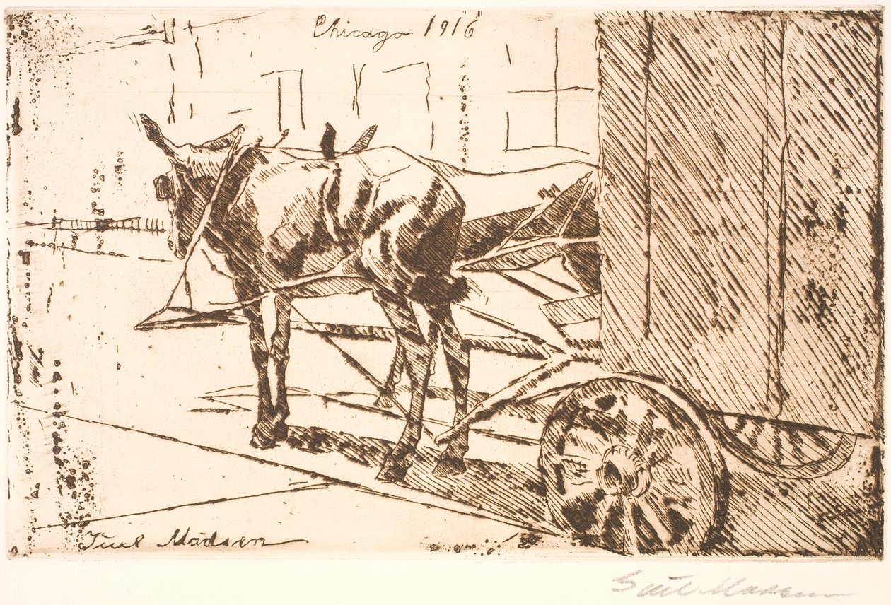 Jármű öszvérrel alkotó: Christian Juel Madsen