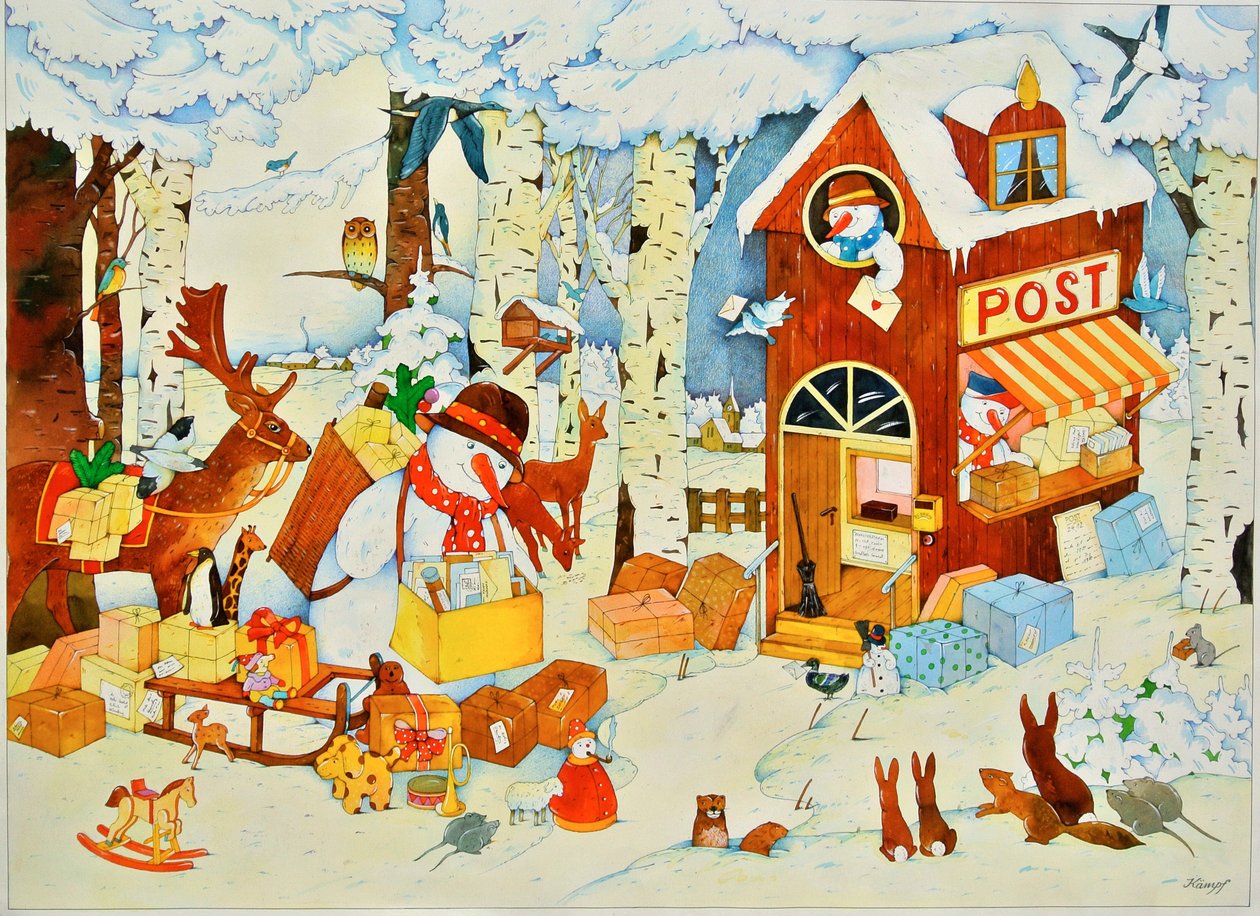 Posta-karácsony, 2001 alkotó: Christian Kaempf