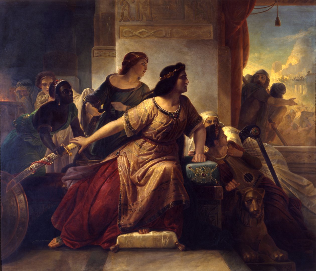 Semiramis, 1852 alkotó: Christian Koehler