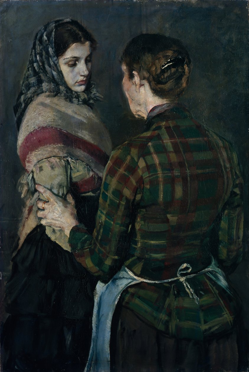 Figyelmeztetés (festmény) alkotó: Christian Krohg