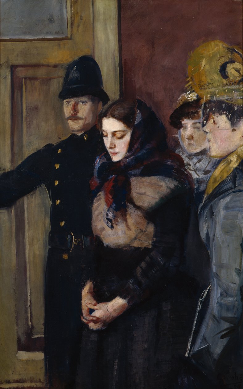 Albertine (vázlat) alkotó: Christian Krohg
