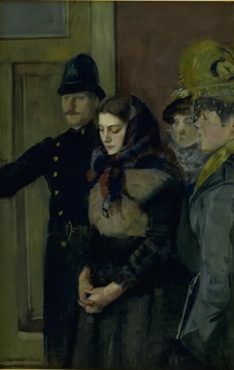 Albertine alkotó: Christian Krohg