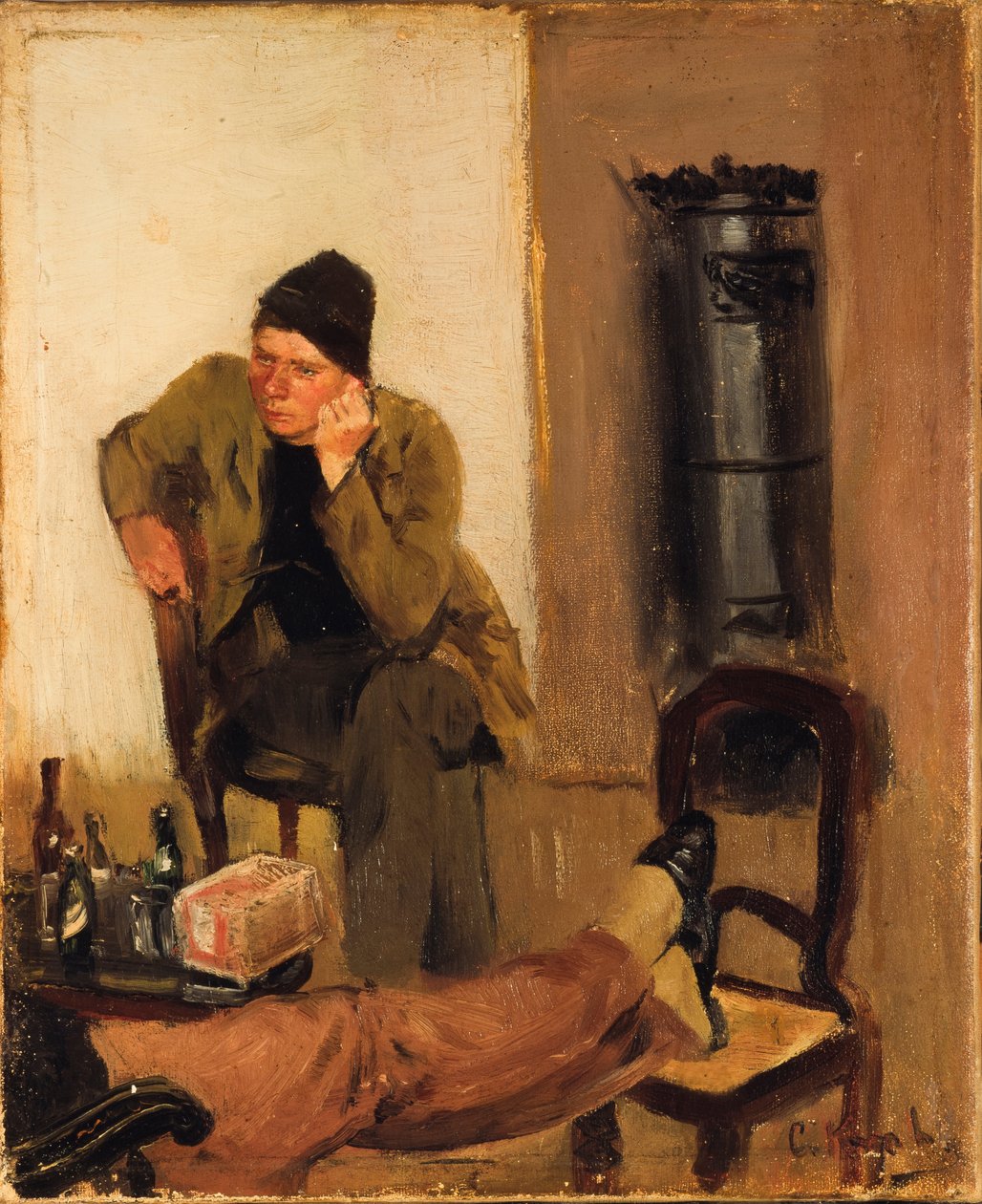 Charles Lundh beszélgetése Christian Krohggal alkotó: Christian Krohg