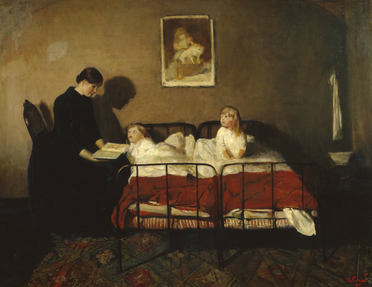 A naptól keletre, a Holdra pedig nyugatra (olaj, vászon) alkotó: Christian Krohg