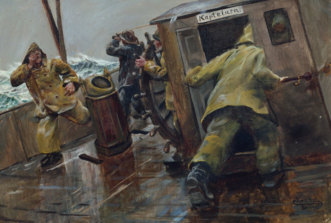 Földmegszakító alkotó: Christian Krohg