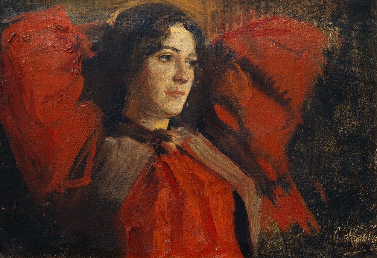 Miss Anna Diriks alkotó: Christian Krohg
