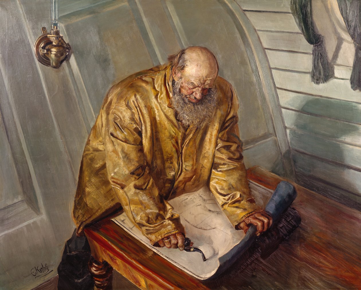 Muddy waters (oil on canvas) alkotó: Christian Krohg