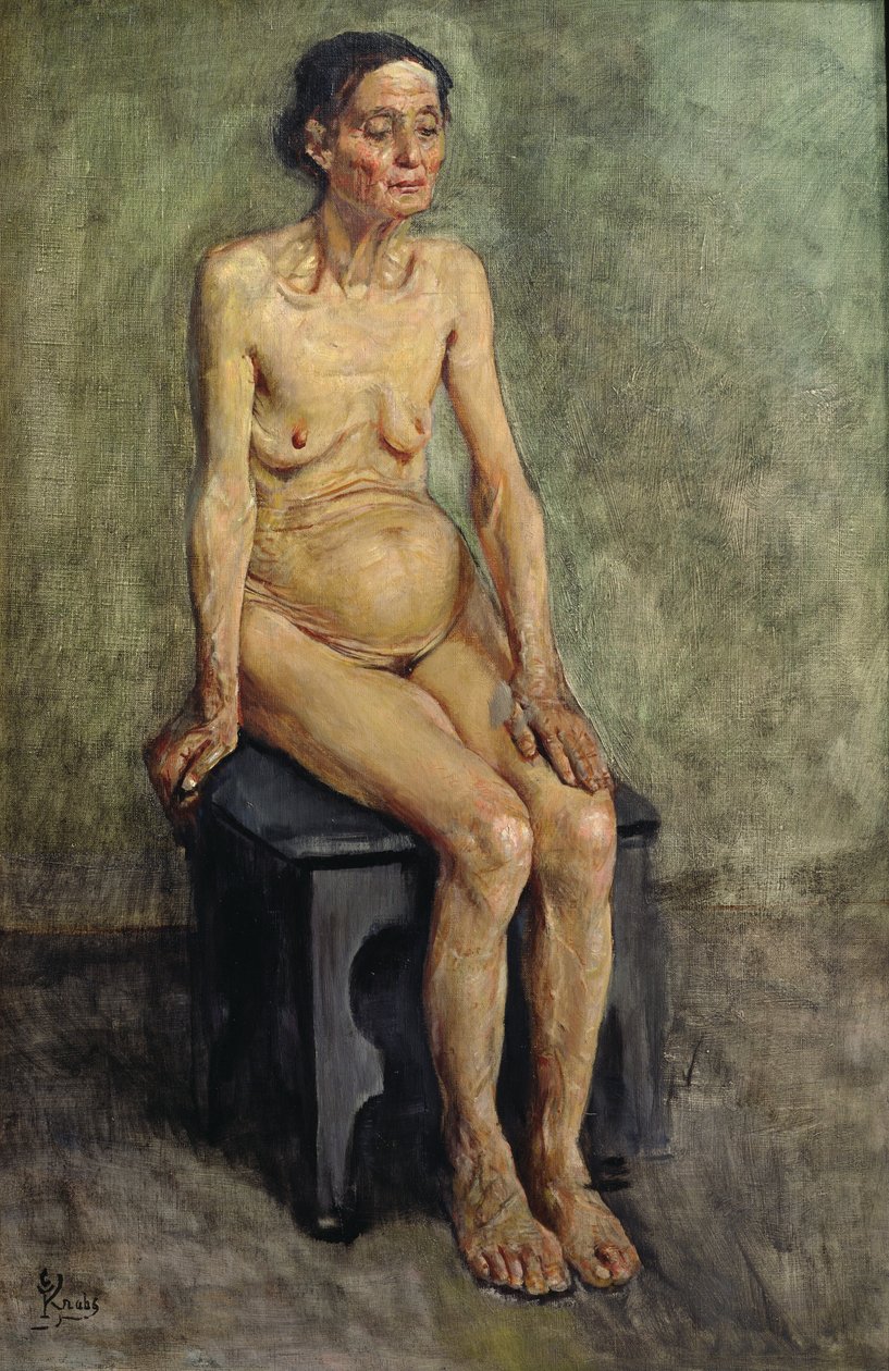 Öreg Feleség alkotó: Christian Krohg
