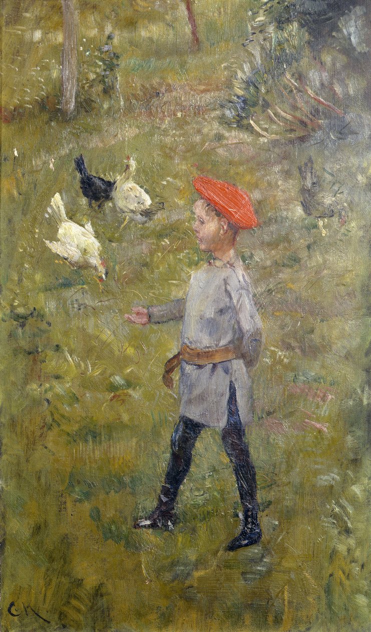 Per a tyúkokkal, Hvitsten alkotó: Christian Krohg