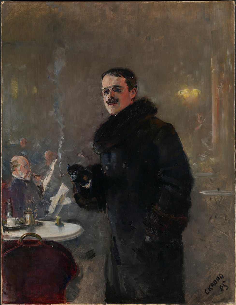 Gerhard Munthe portréja 1849-1929, 1885. alkotó: Christian Krohg