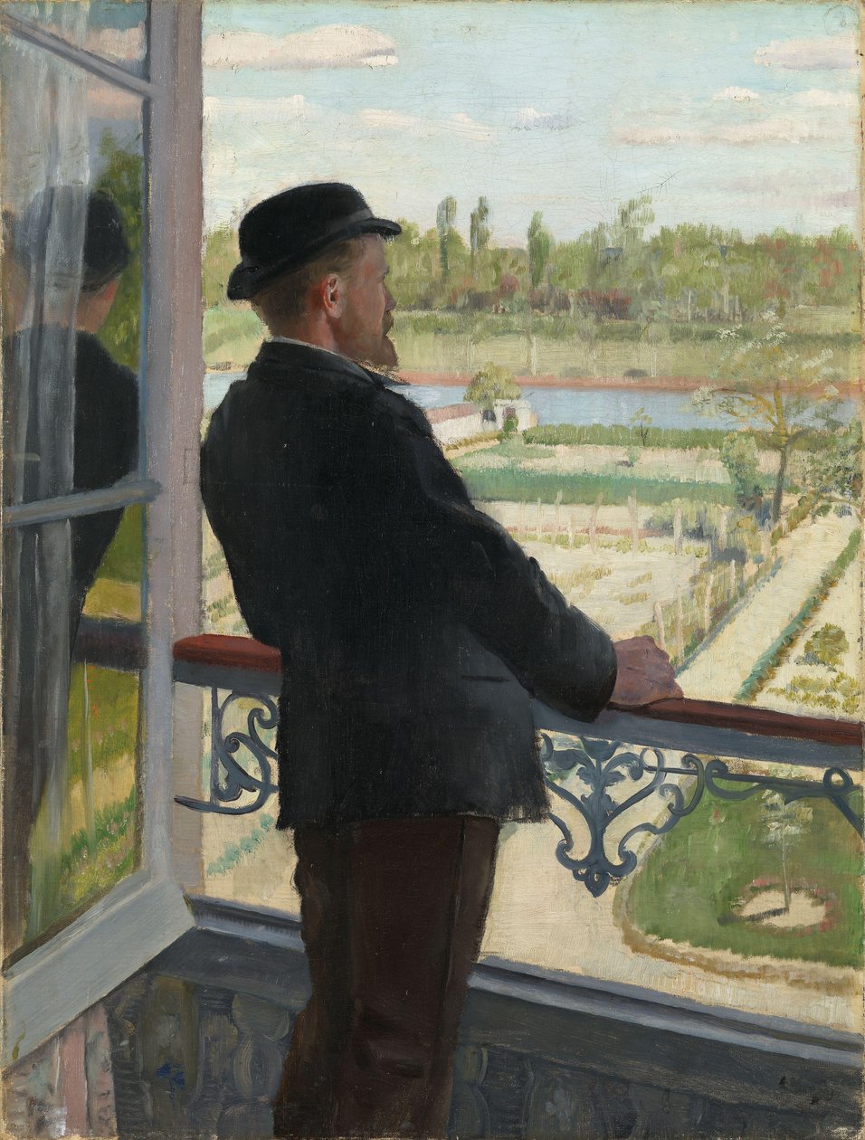 Karl Fredrik Nordstrom (1855-1923) svéd festő portréja 1882 (olaj, vászon) alkotó: Christian Krohg