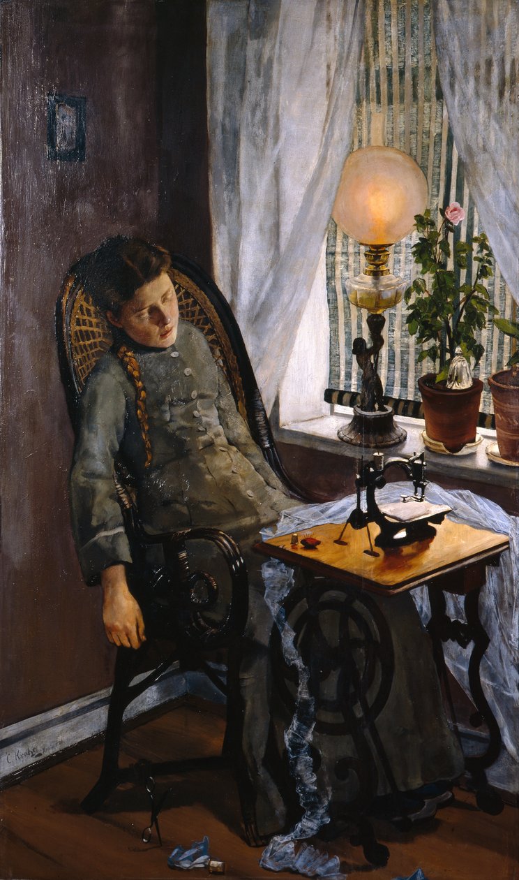 Varrónő alkotó: Christian Krohg