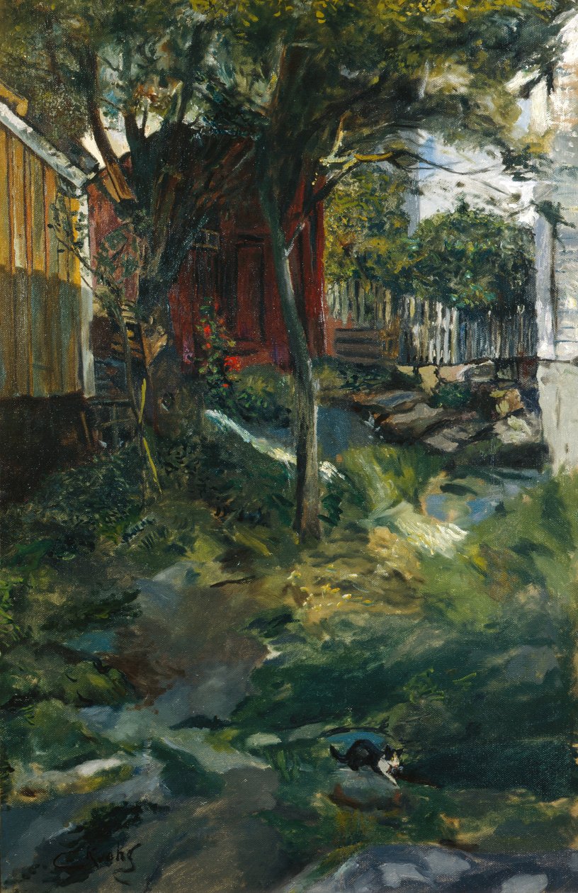 Utca Brekkestøben alkotó: Christian Krohg