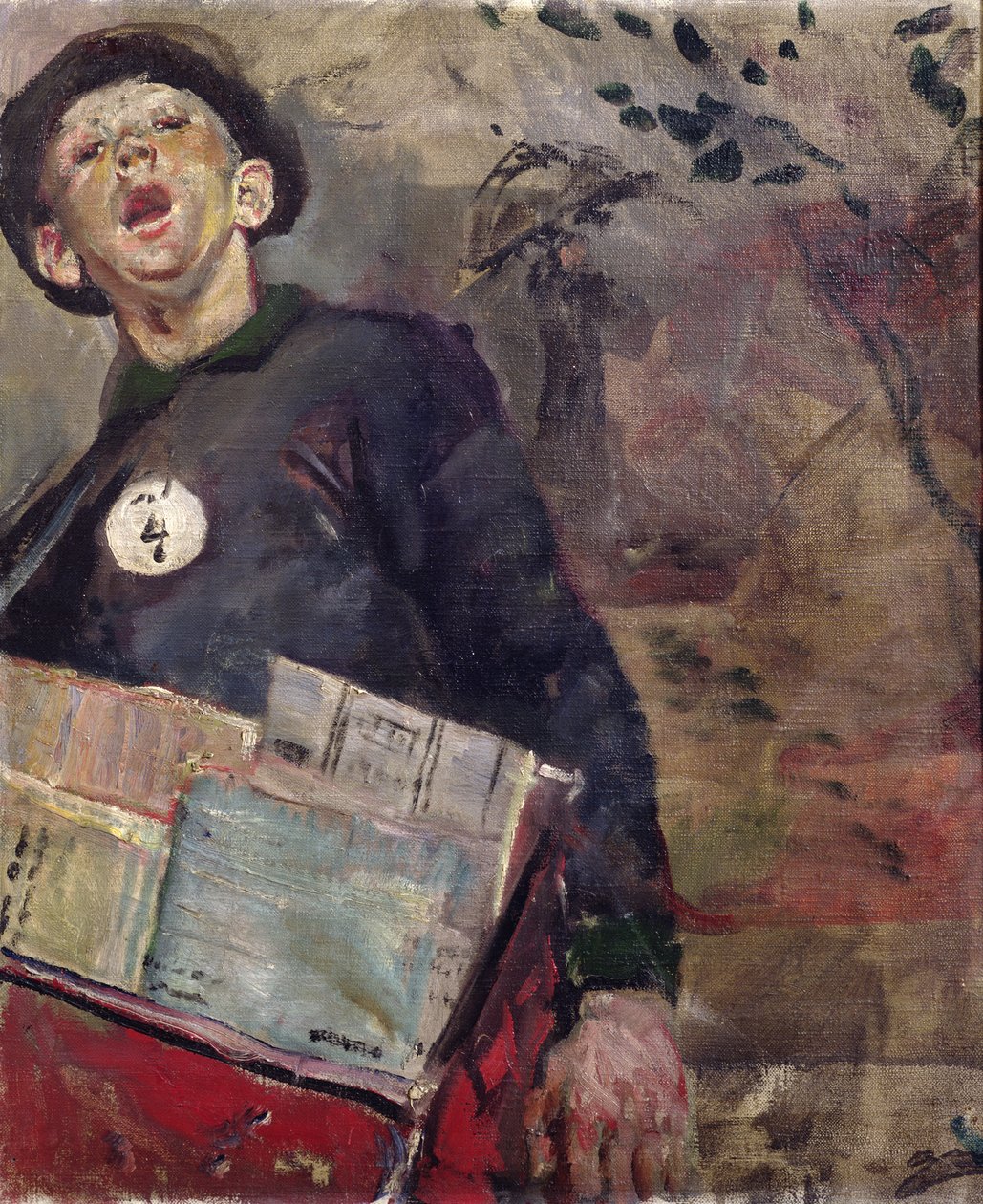 Az Újságfiú alkotó: Christian Krohg