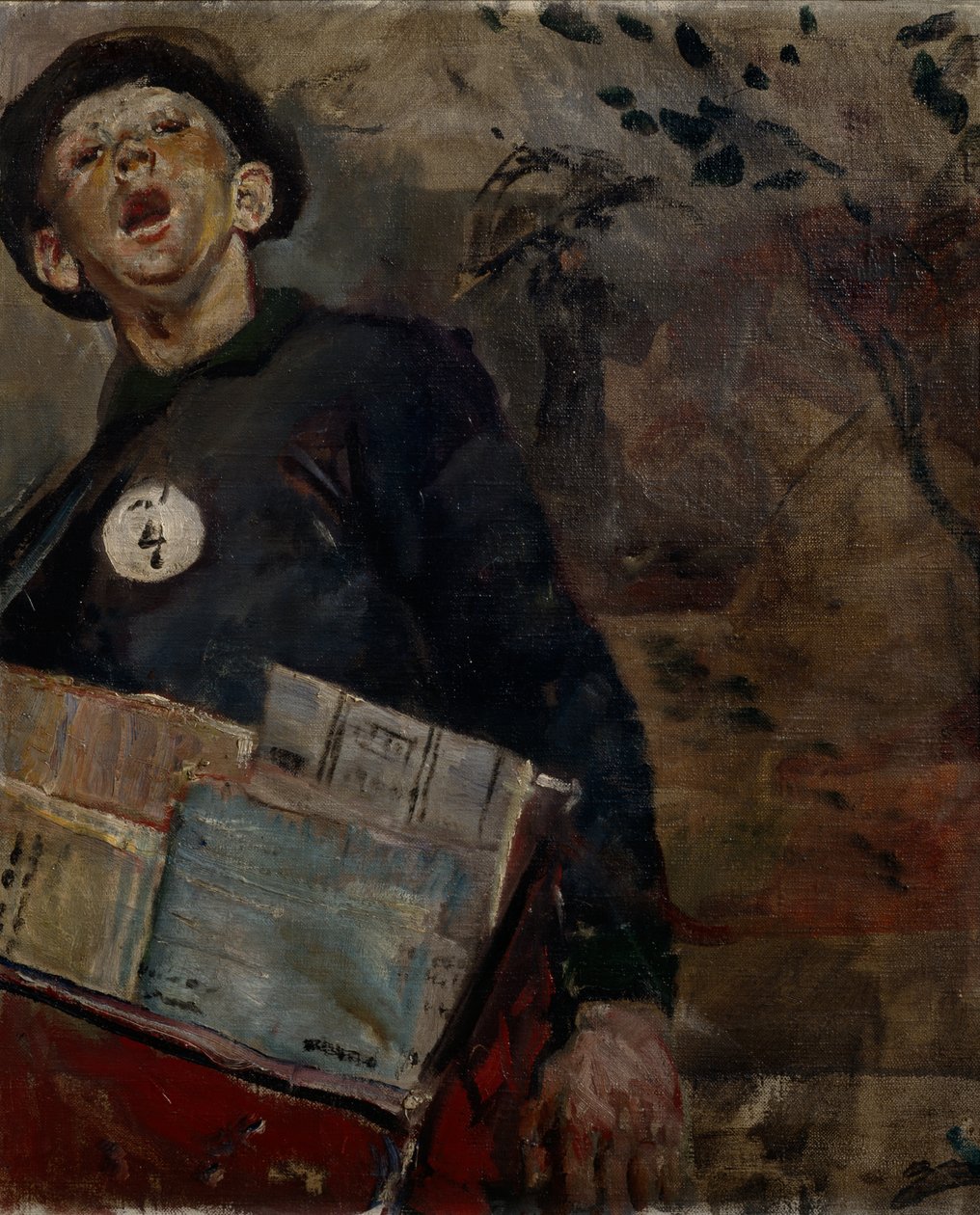 Az újságos fiú alkotó: Christian Krohg