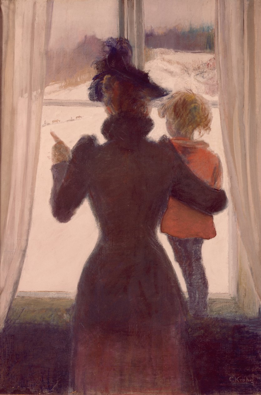 Cím nélkül (festmény) alkotó: Christian Krohg