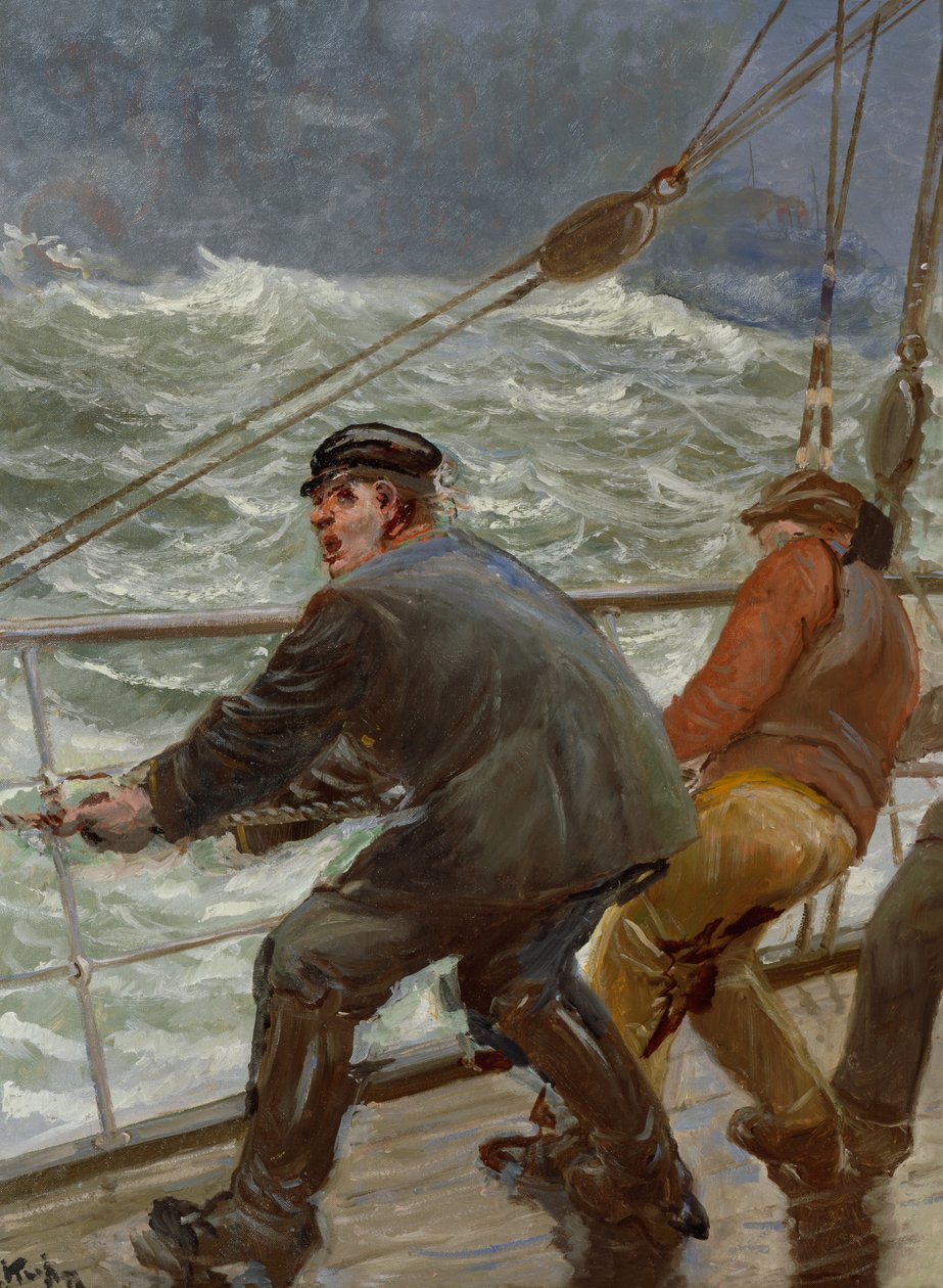 Szél felőli alkotó: Christian Krohg