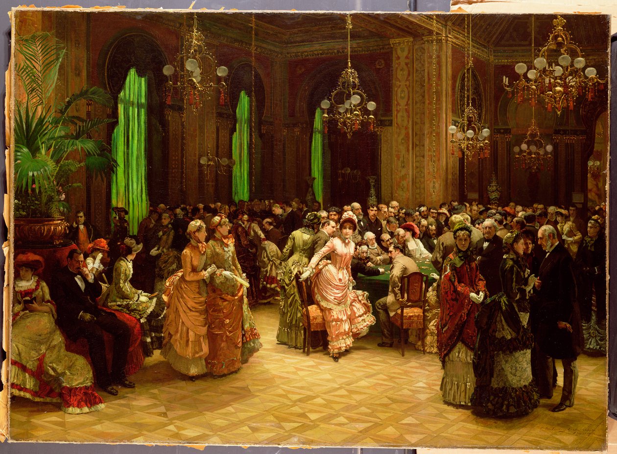 A kaszinó, Monte Carlo, 1884 alkotó: Christian Ludwig Bokelman