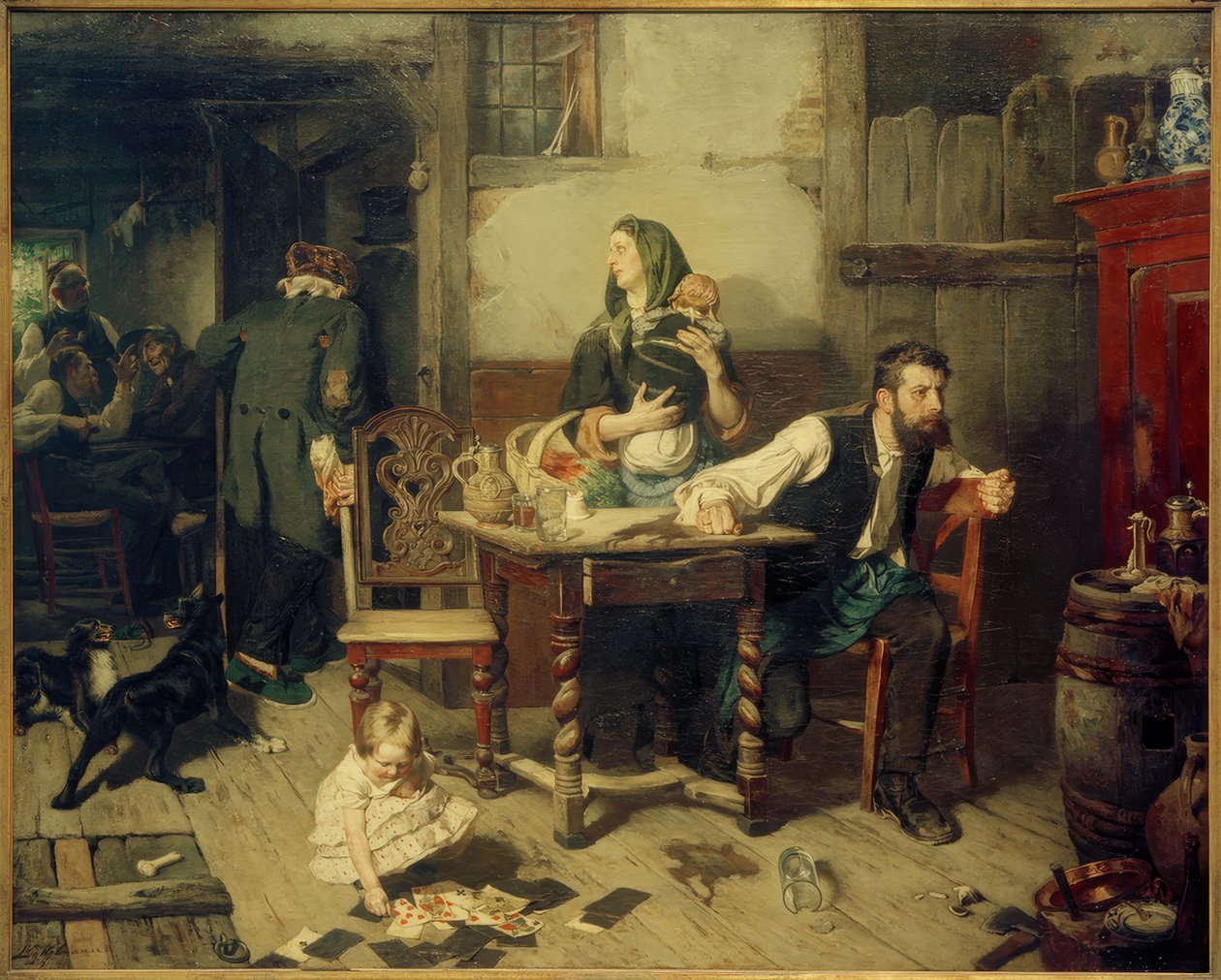 Ch. L.Bokelmann, Fényes napig (A játékosok) alkotó: Christian Ludwig Bokelmann