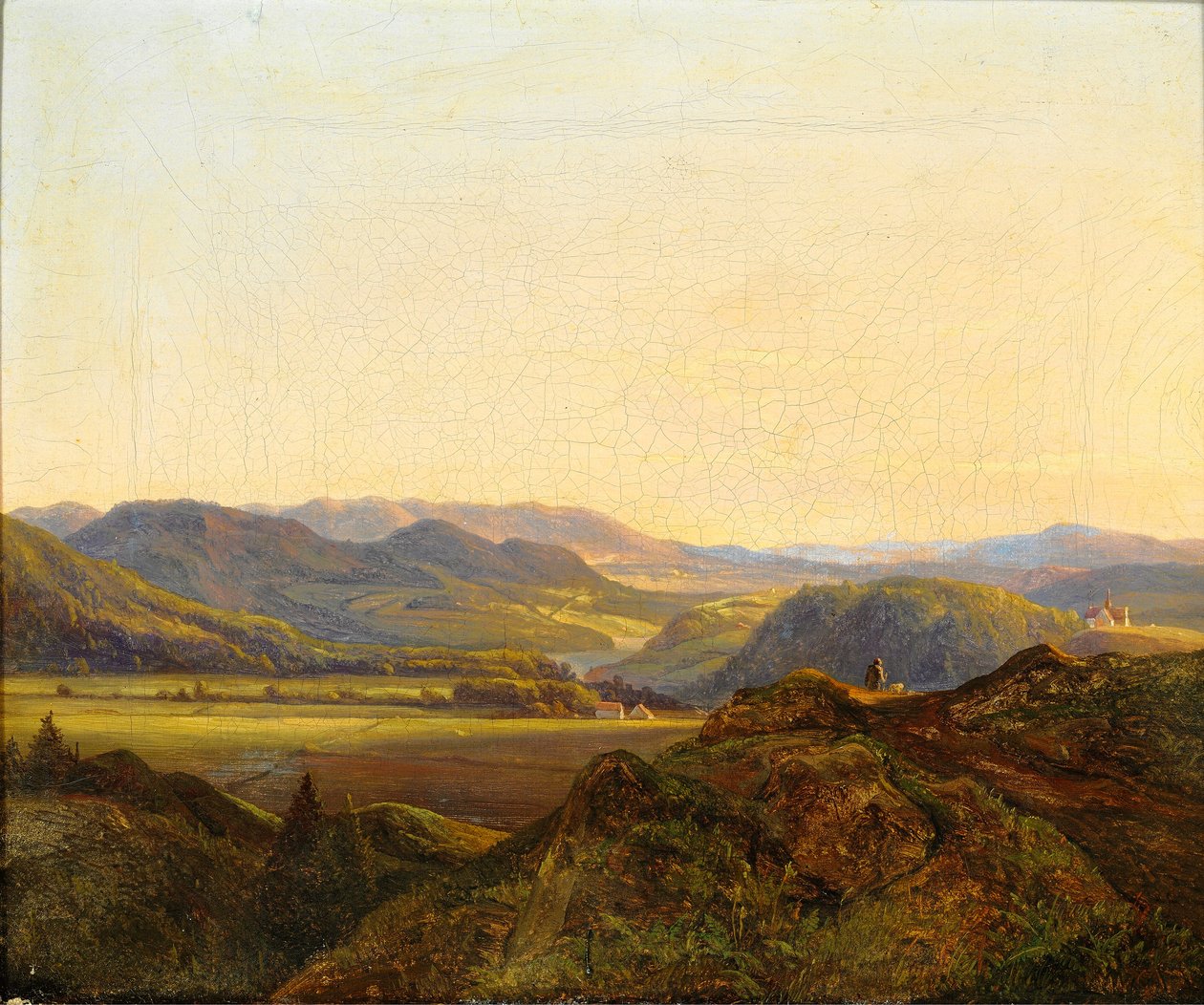 A norvégiai Hardangerből, nyár alkotó: Christian Morgenstern