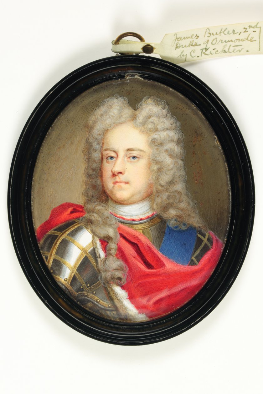 James Butler, Ormonde 2. hercege (akvarell elefántcsonton) alkotó: Christian Richter