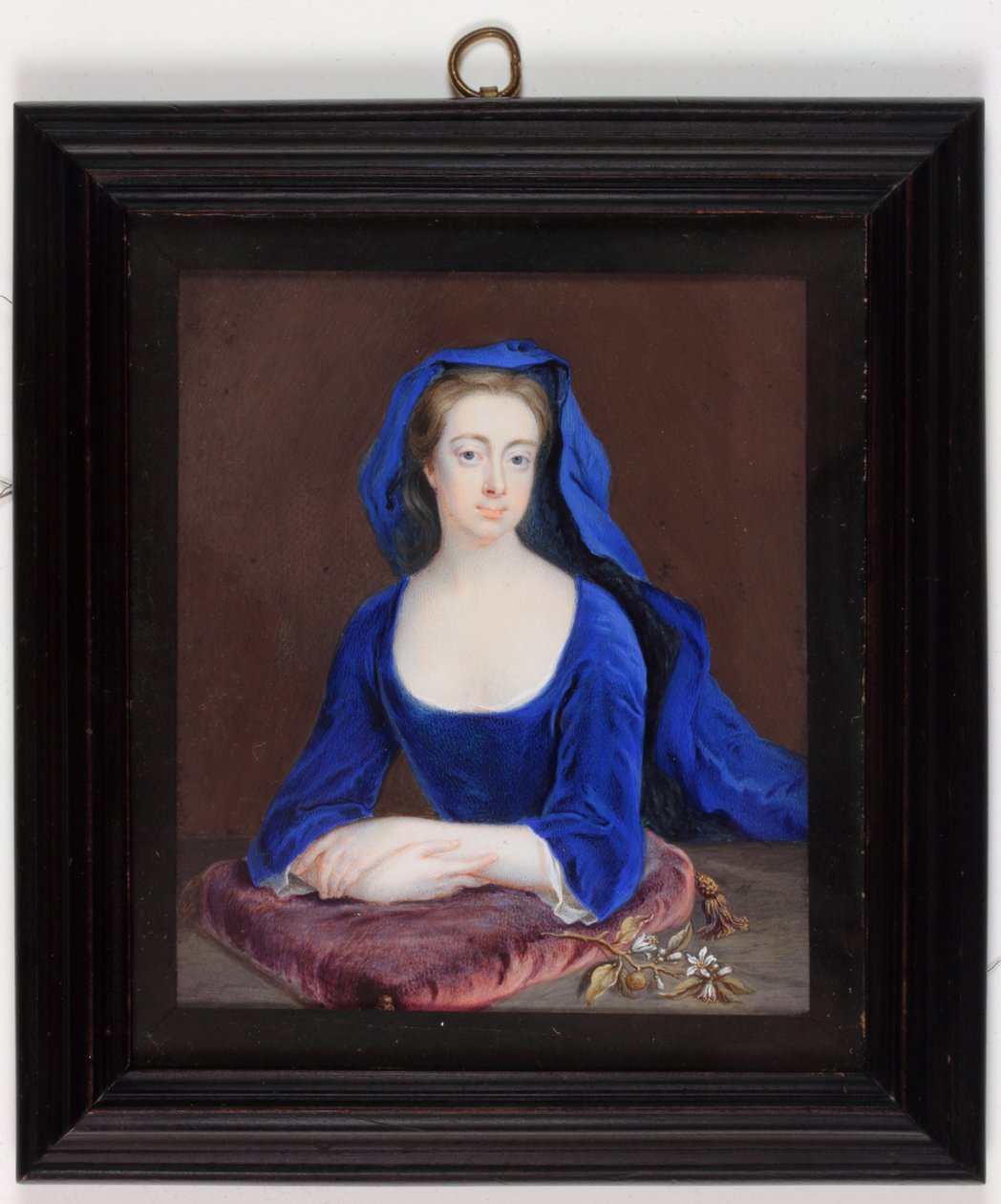 Lady Henrietta Cavendish Holles Harley (akvarell elefántcsonton) alkotó: Christian Richter