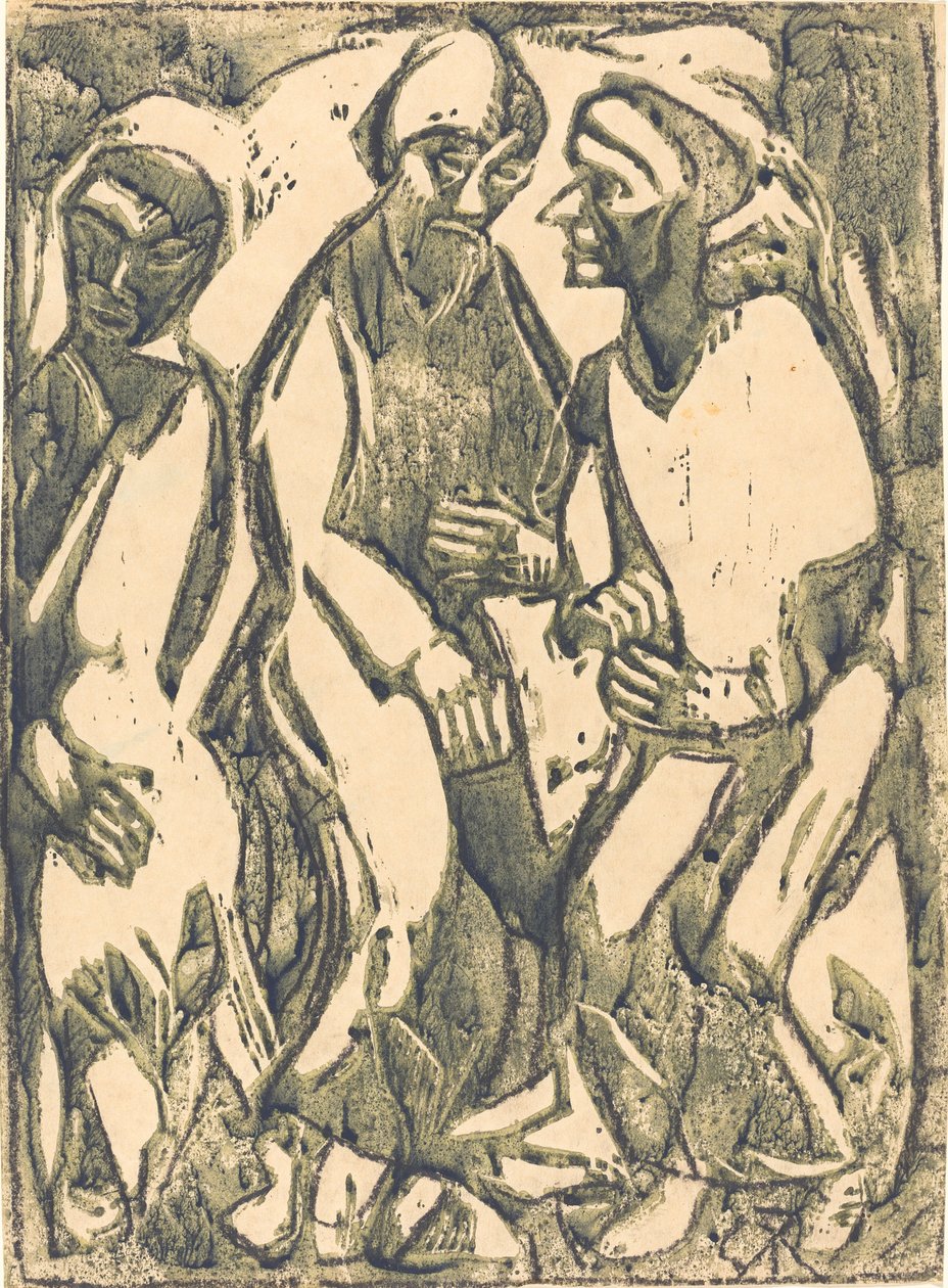Tanácskozási tanács, 1913. alkotó: Christian Rohlfs