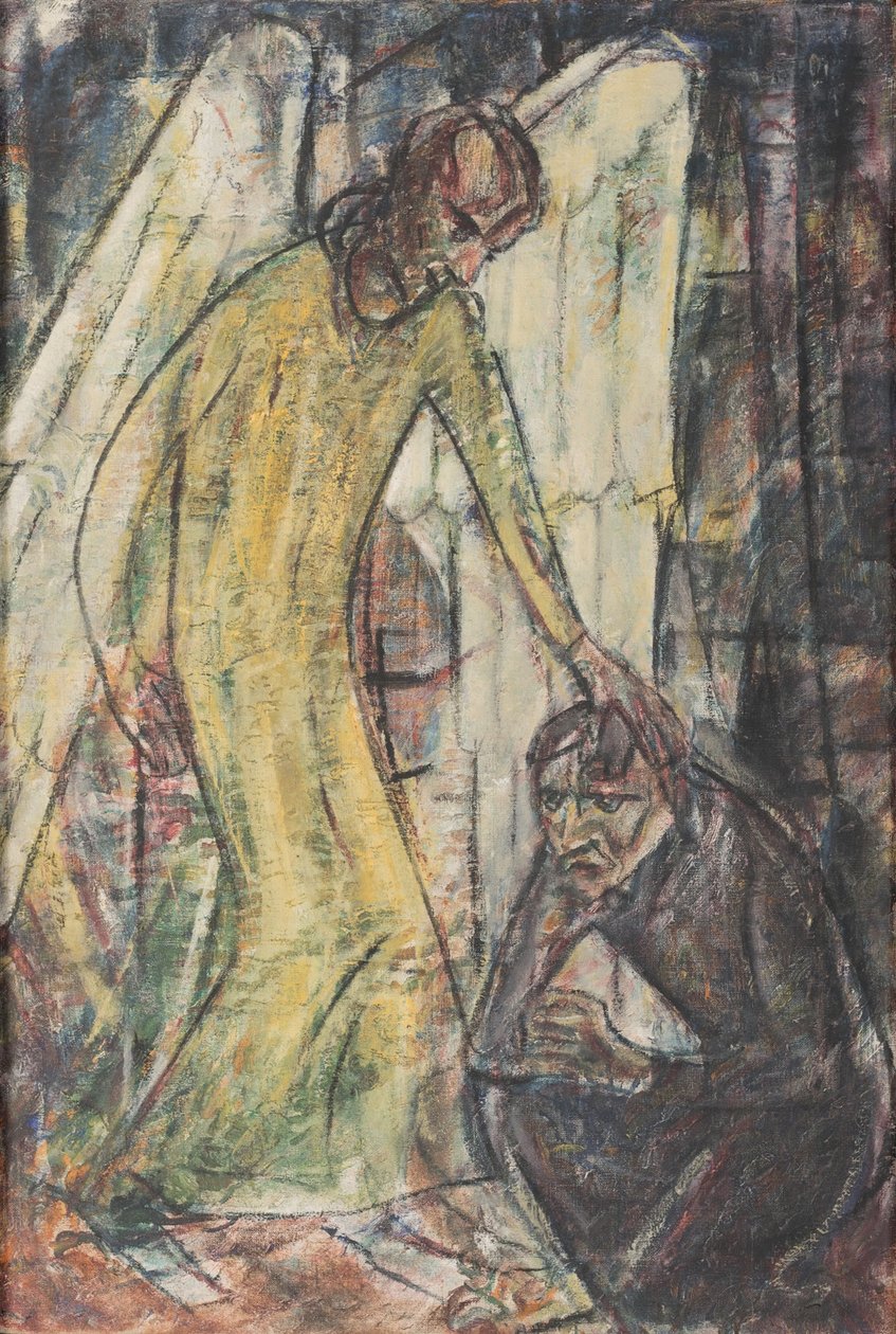Getszemáni / Krisztus a Getszemáni-kertben alkotó: Christian Rohlfs