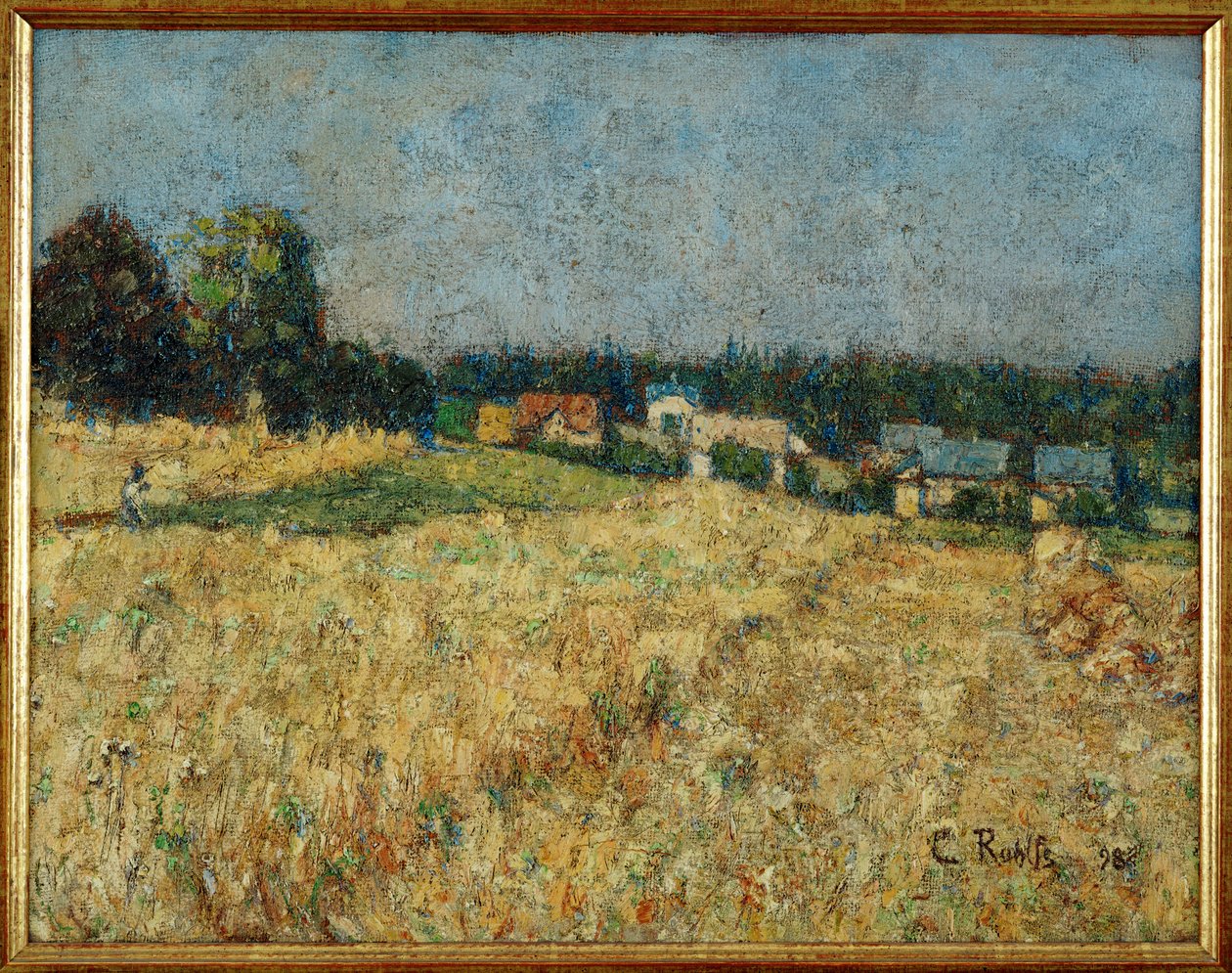 Szentivánéj - Szentivánéj ... (festmény vászonra) alkotó: Christian Rohlfs