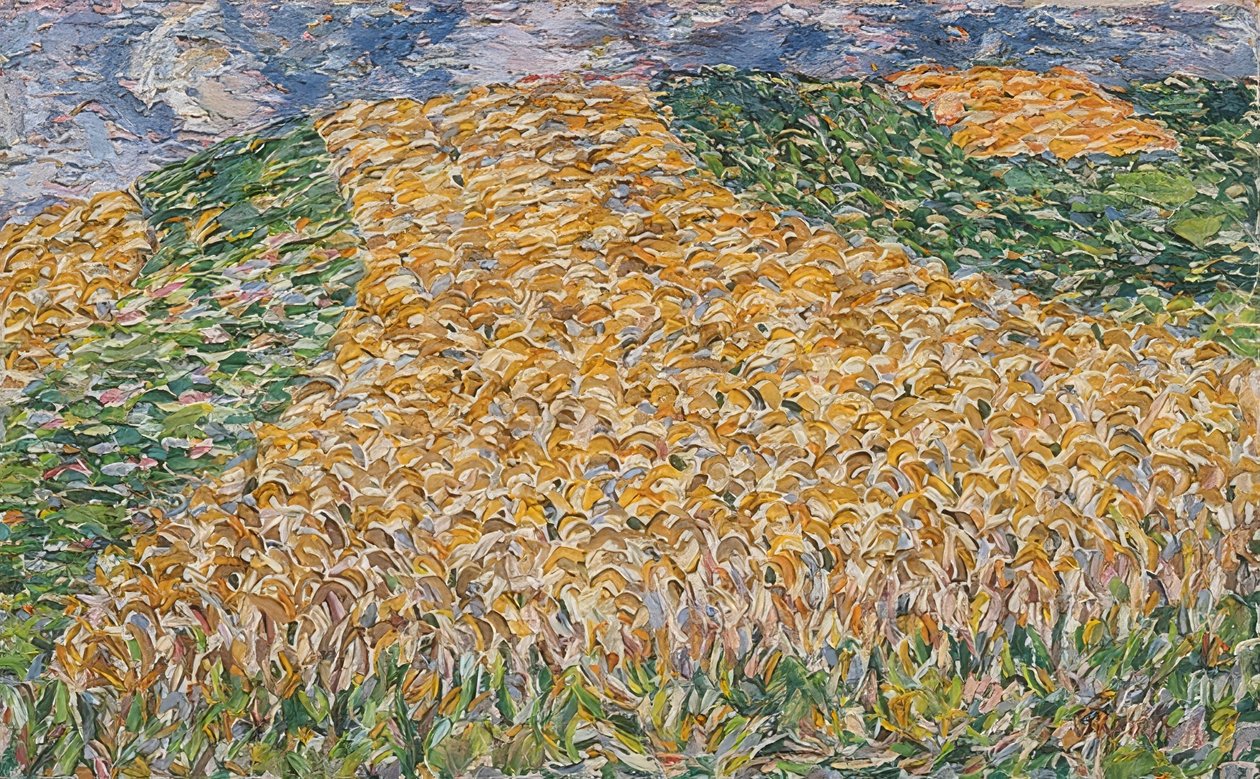 Kornfeld. 1907 alkotó: Christian Rohlfs