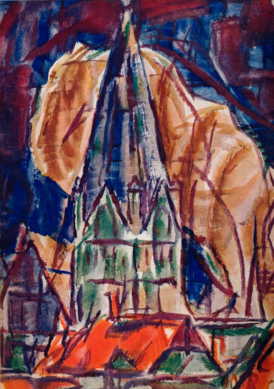 St. Patrokus in Soest, c1912 alkotó: Christian Rohlfs