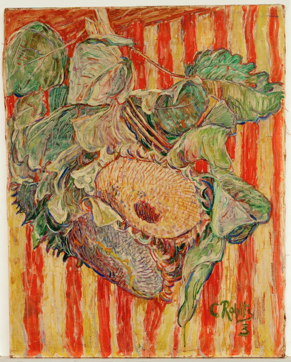 Sunflowers (festmény vászonra) alkotó: Christian Rohlfs