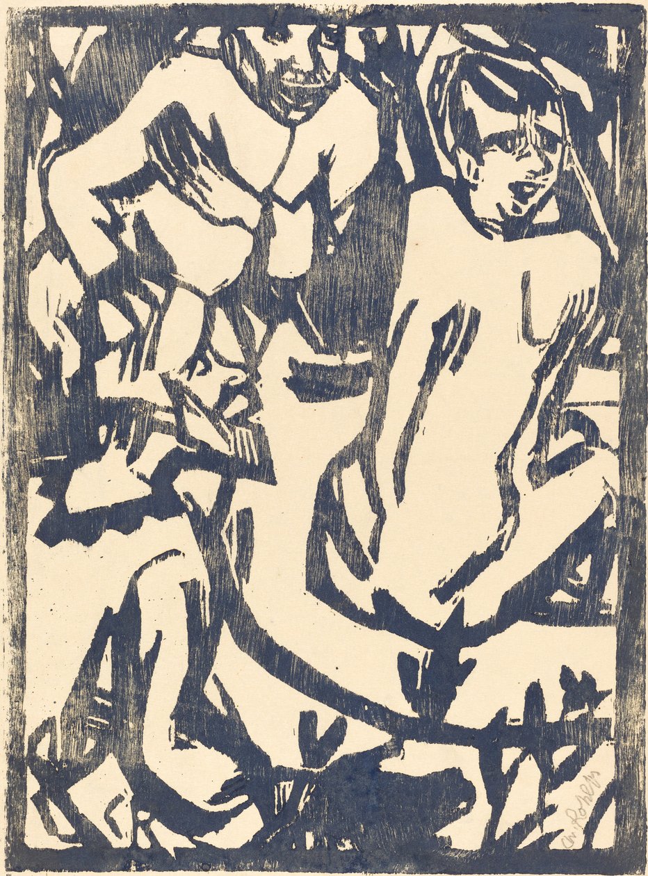 Susanna és a vének, 19161917. alkotó: Christian Rohlfs