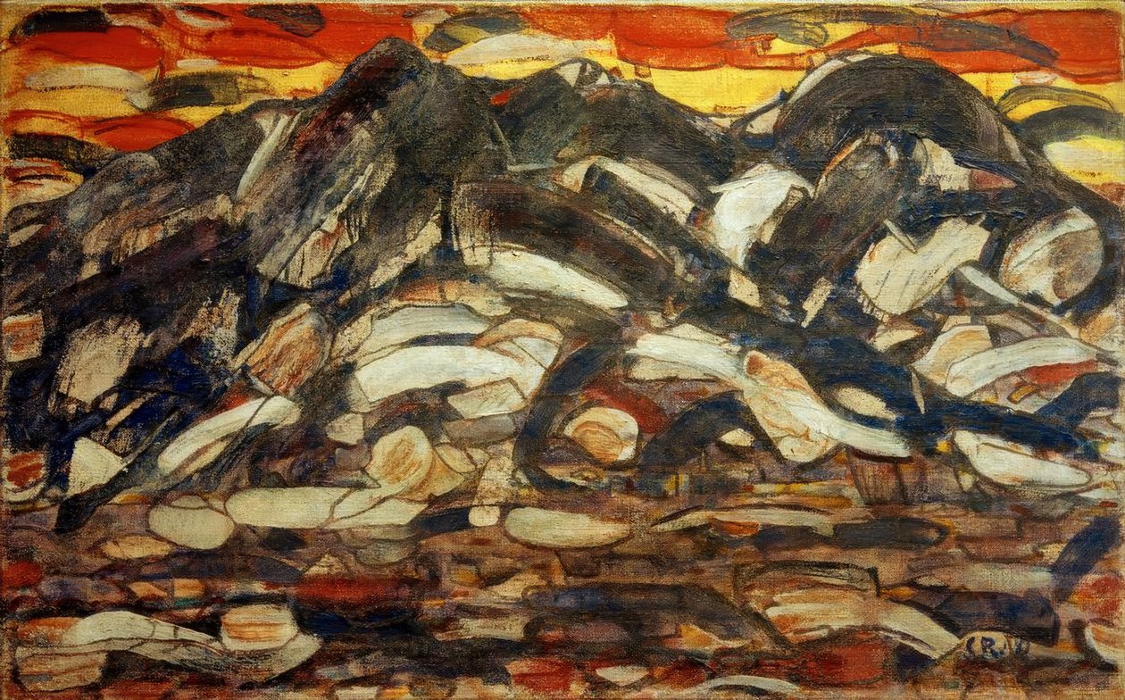 Wetterstein-hegység alkotó: Christian Rohlfs