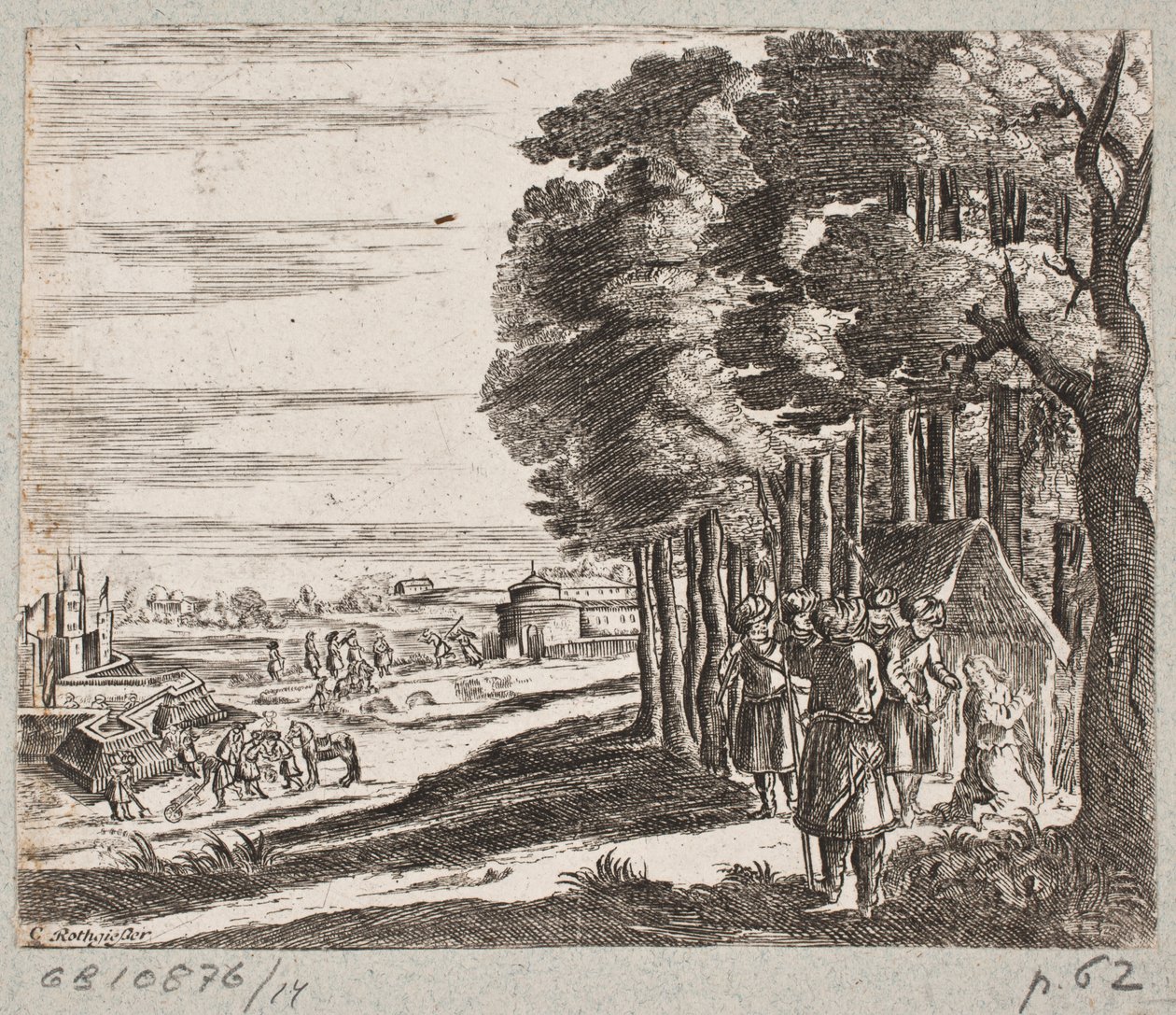 Illusztráció: Adam Olearius: „Perzsa Rosenthal, Schich Saadi zseniális költő […]”, Schleswig 1660 alkotó: Christian Rothgiesser