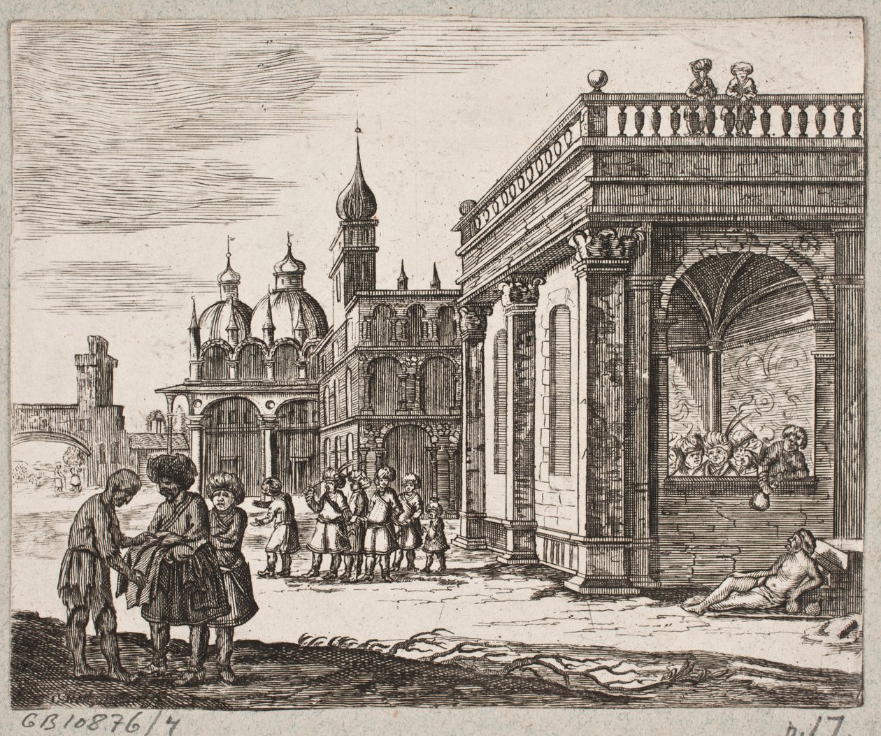 Illusztráció: Adam Olearius: „Perzsa Rosenthal, Schich Saadi zseniális költő […]”, Schleswig 1660 alkotó: Christian Rothgiesser