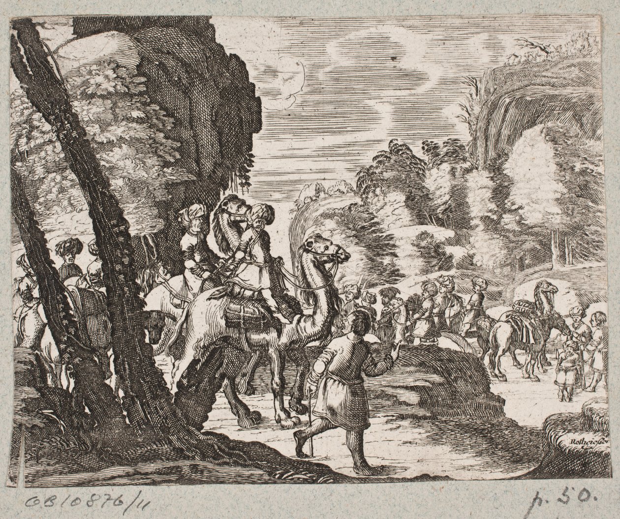 Illusztráció: Adam Olearius: „Perzsa Rosenthal, Schich Saadi zseniális költő […]”, Schleswig 1660 alkotó: Christian Rothgiesser